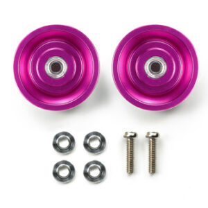 95541 HG 19mm Tapered Aluminium Ball-Race Rollers (Ringless) Purple